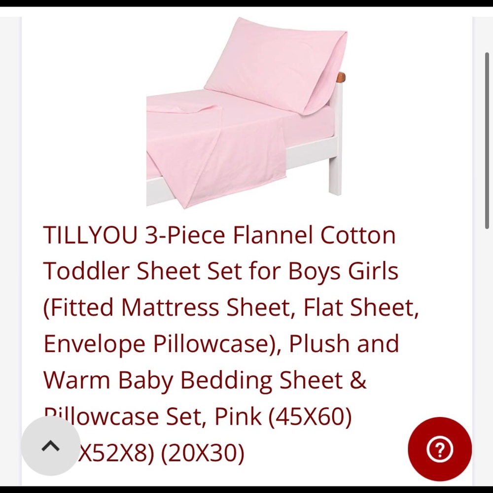 Toddler bed sheets